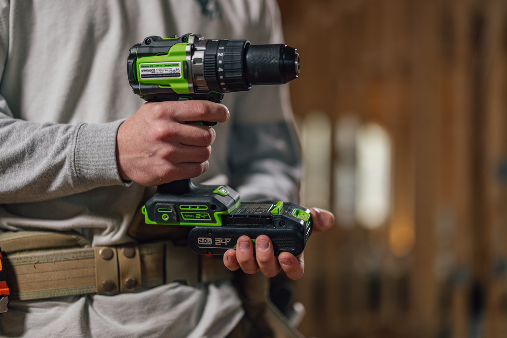 POWERALL 24V PRO Hammer Drill 95Nm - tool only