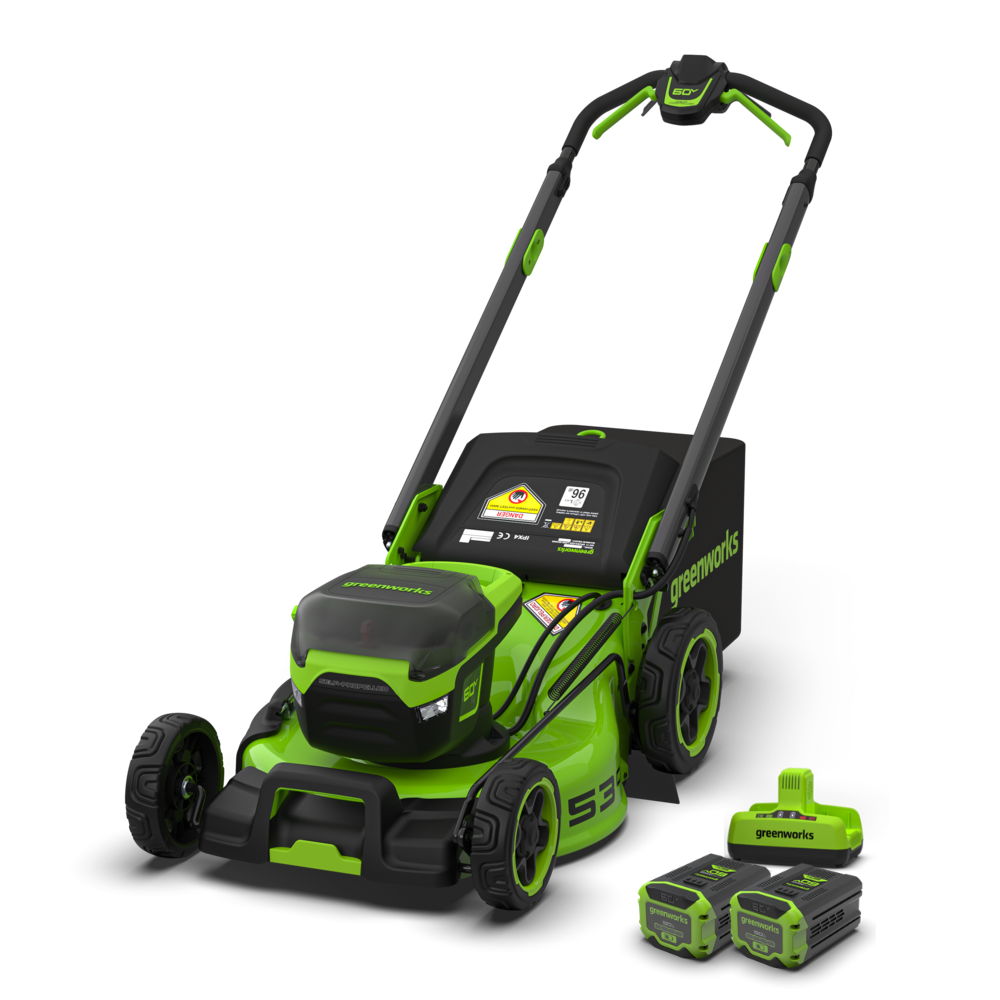 60V Lawn Mower 53cm SP - 2x 5Ah Battery