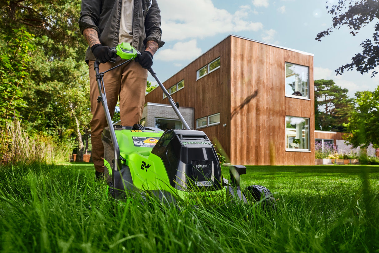 POWERALL 24V Lawn Mower 33cm + Grass Trimmer 25cm Gen. II Set