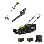 80V Lawn Mower SP 46cm + String Trimmer 36cm + Leaf Blower 210 km/h Set