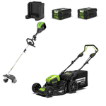 80V Lawn Mower SP 46cm + String Trimmer 36cm Set