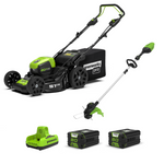 80V Lawn Mower SP 51cm + String Trimmer 38cm Set