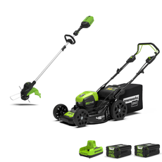 80V Lawn Mower SP 46cm + String Trimmer 38cm Set