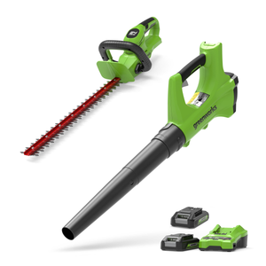 24V Hedge Trimmer 56cm + Leaf Blower 161 km/h Set