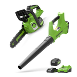 24V Chainsaw 30cm + Leaf Blower 161 km/h Set