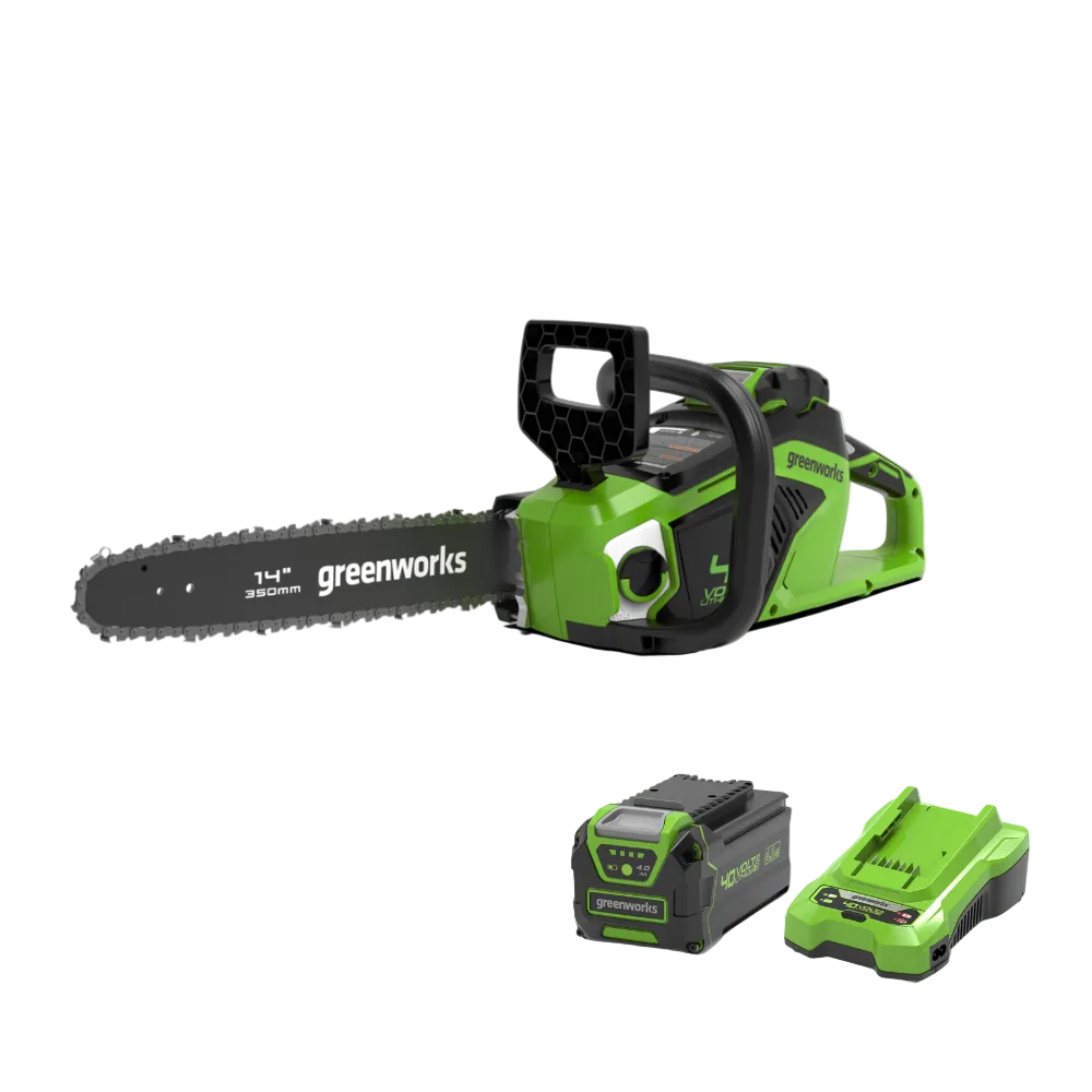 40V Chainsaw 35cm 1,5 kW - 4Ah Battery