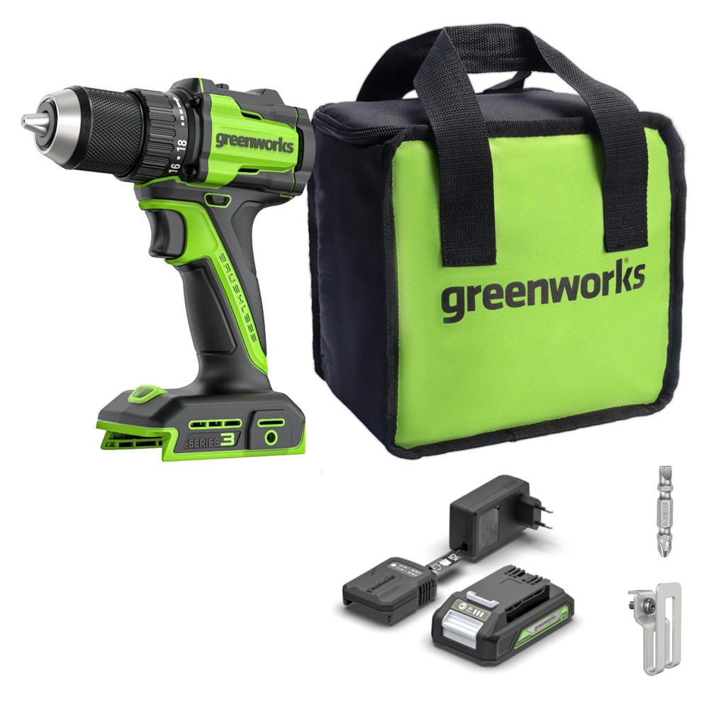 POWERALL 24V Drill Driver 45Nm - 2Ah Battery