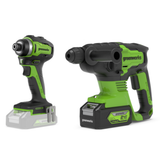 POWERALL 24V Impact Driver + Hammer Drill Set
