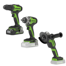24V Drill + Impact Wrench + Angle Grinder Set
